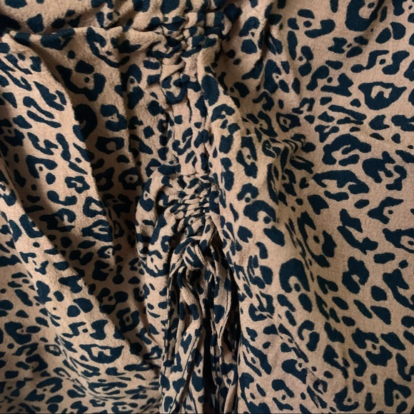 H&M Cheetah Camisole cinched Tank Top - Picture 4 of 5